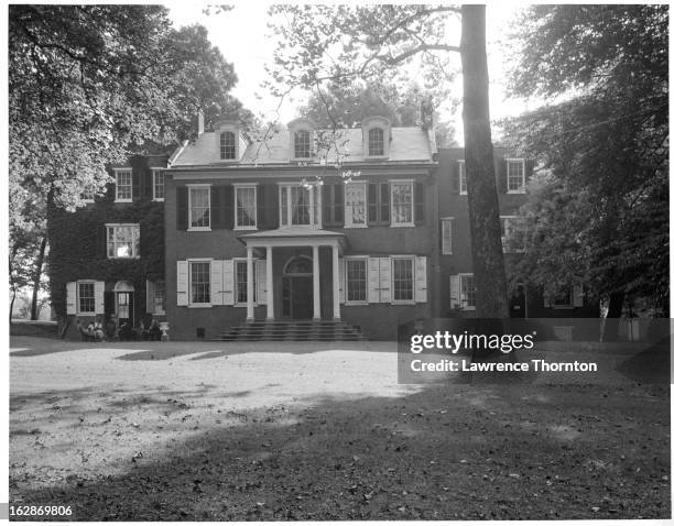 President James Buchanan home in Lancaster, Pennsylvania, 1955.