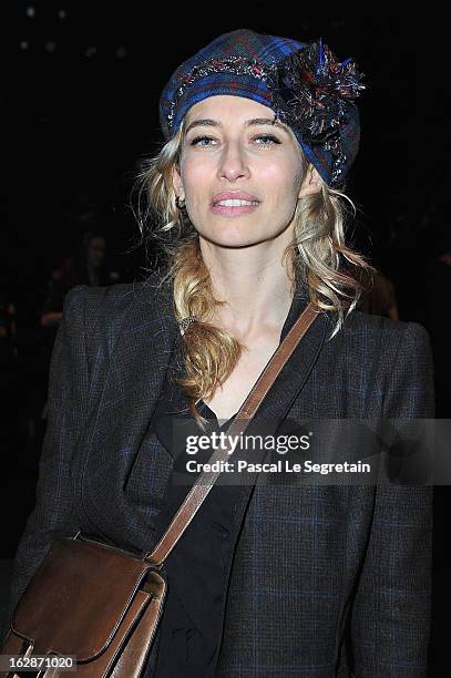 Alexandra Golovanoff attends the Nina Ricci Fall/Winter 2013 Ready-to-Wear show as part of Paris Fashion Week on February 28, 2013 in Paris, France.