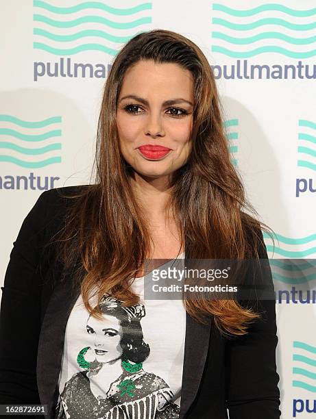 Marisa Jara attends the Blue Night by Pullmantur at Neptuno Palace on February 28, 2013 in Madrid, Spain.
