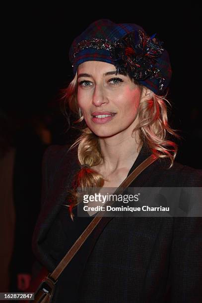 Alexandra Golovanoff attends the Nina Ricci Fall/Winter 2013 Ready-to-Wear show as part of Paris Fashion Week on February 28, 2013 in Paris, France.