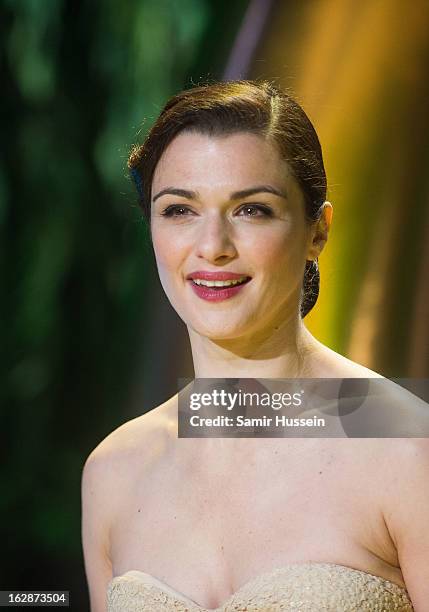 Rachel Weisz arrives for the "Oz: The Great And Powerful" European premiere at the Empire Leicester Square on February 28, 2013 in London, England.