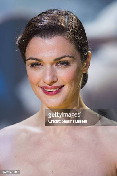 Rachel Weisz arrives for the "Oz: The Great And Powerful" European premiere at the Empire Leicester Square on February 28, 2013 in London, England.