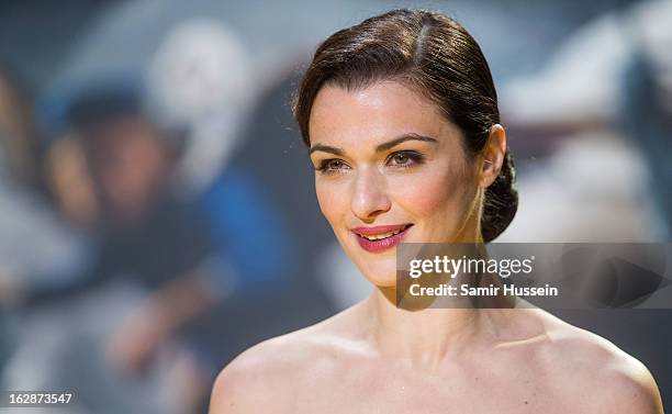 Rachel Weisz arrives for the "Oz: The Great And Powerful" European premiere at the Empire Leicester Square on February 28, 2013 in London, England.