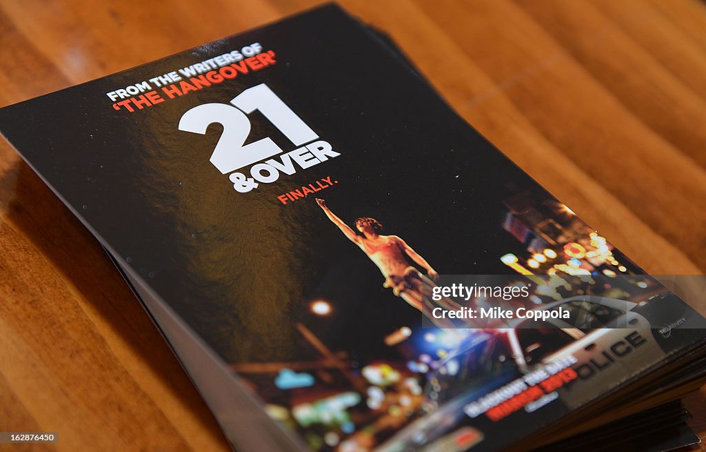 "21 & Over" Press Call