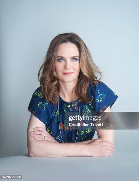 May 28: Actor Emily Deschanel poses for People Magazine on May 28, 2019 in Los Angeles, CA.