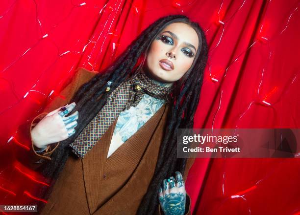 Zhavia Ward poses for the 2022 Jingle Ball x PEOPLE Portrait Studio on December 2, 2022 in Los Angeles, CA.