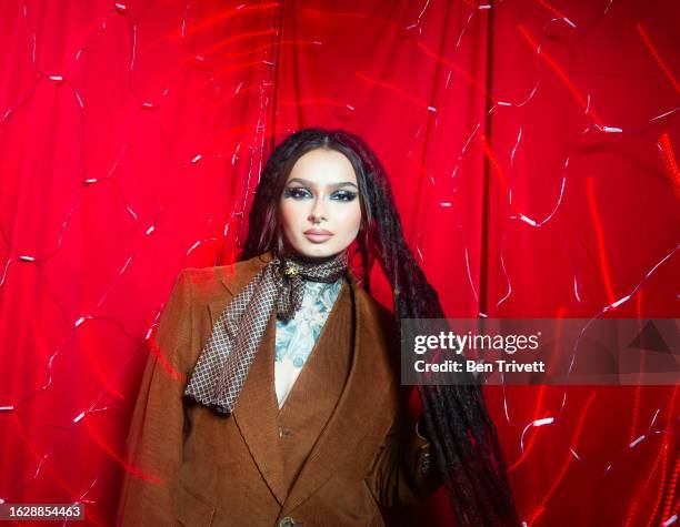 Zhavia Ward poses for the 2022 Jingle Ball x PEOPLE Portrait Studio on December 2, 2022 in Los Angeles, CA.