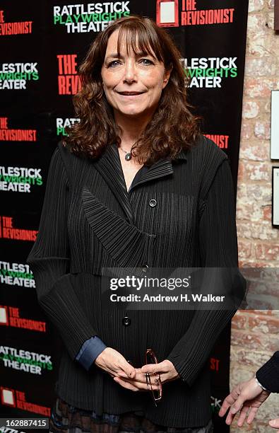 Actress Karen Allen attends "The Revisionist" opening night at Cherry Lane Theatre on February 28, 2013 in New York City.