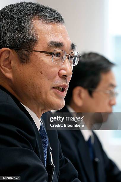 Shinichiro Ito, outgoing president and chief executive officer of All Nippon Airways Co. And incoming president and chief executive officer of ANA...