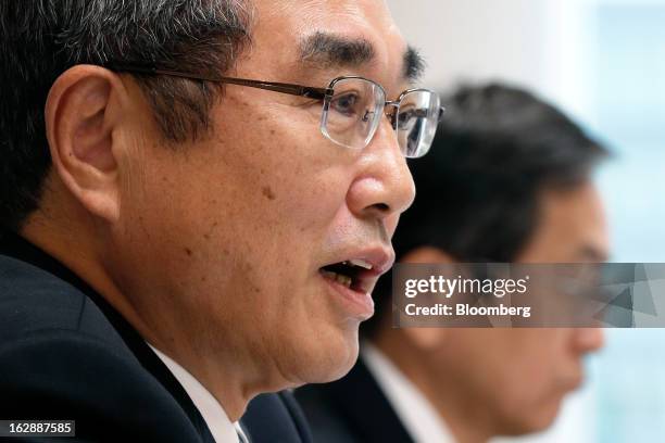 Shinichiro Ito, outgoing president and chief executive officer of All Nippon Airways Co. And incoming president and chief executive officer of ANA...