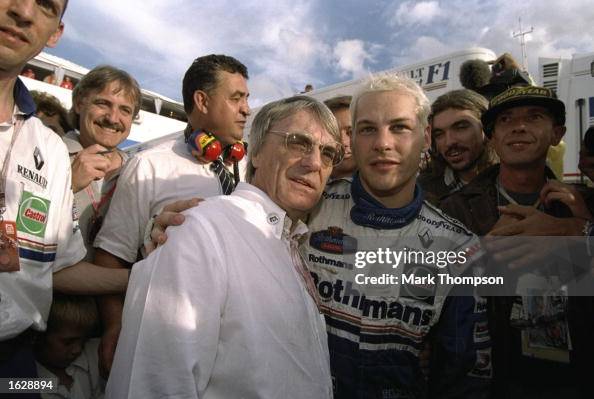 Jacques Villeneuve and Bernie Ecclestone Jacques Villeneuve and Bernie Ecclestone