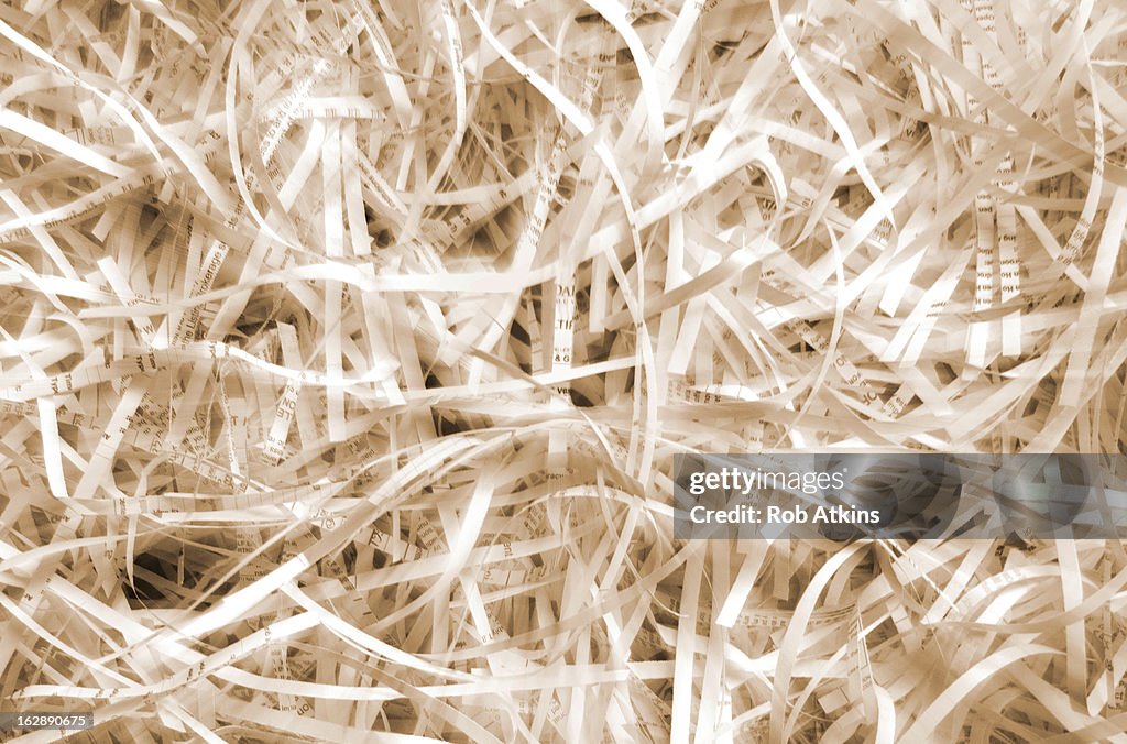 Shredded paper