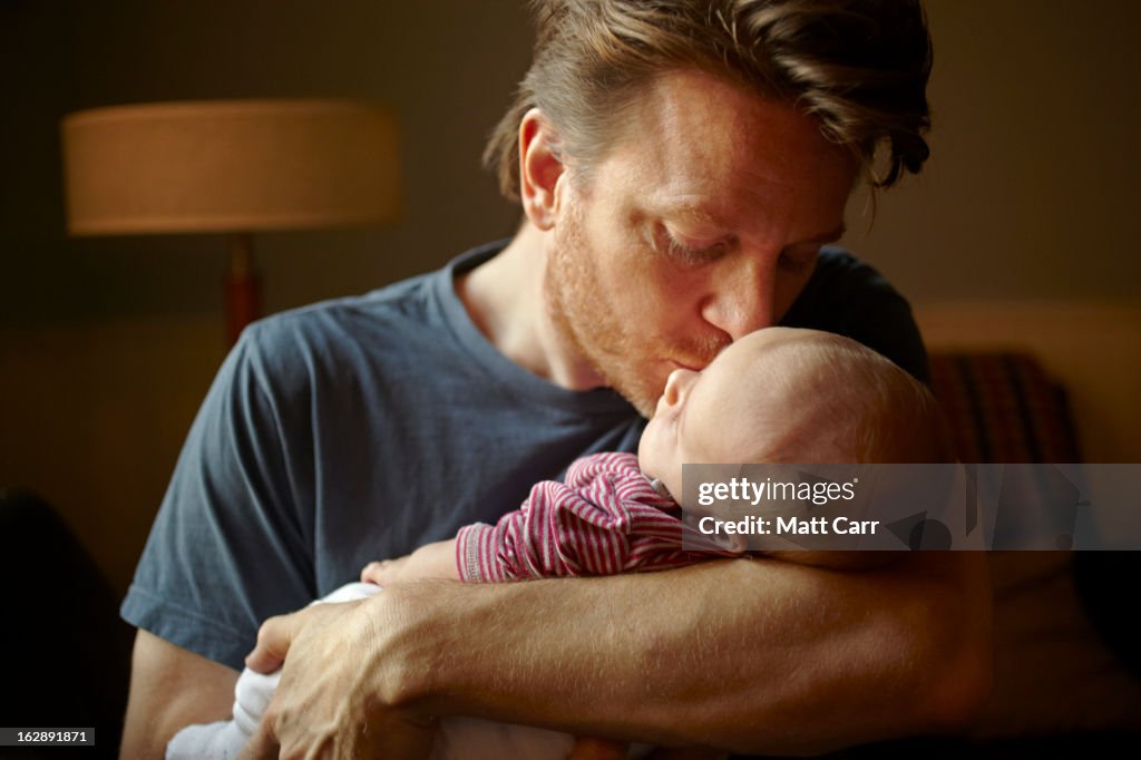 Dad with baby