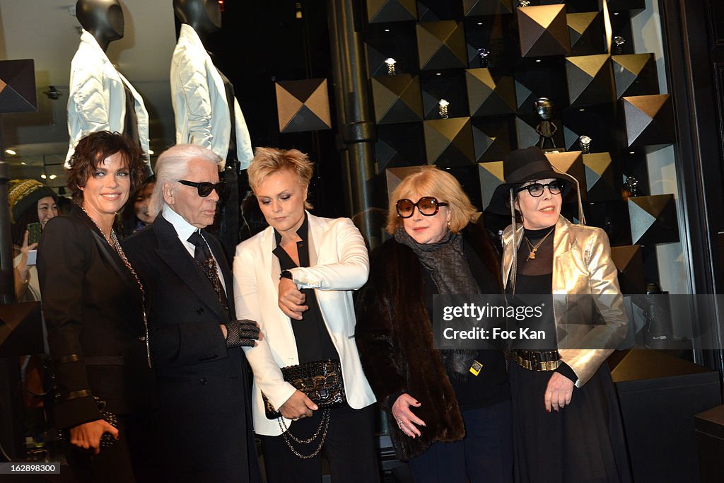 Karl Lagerfeld's Concept Store Opening - Arrivals- PFW F/W 2013