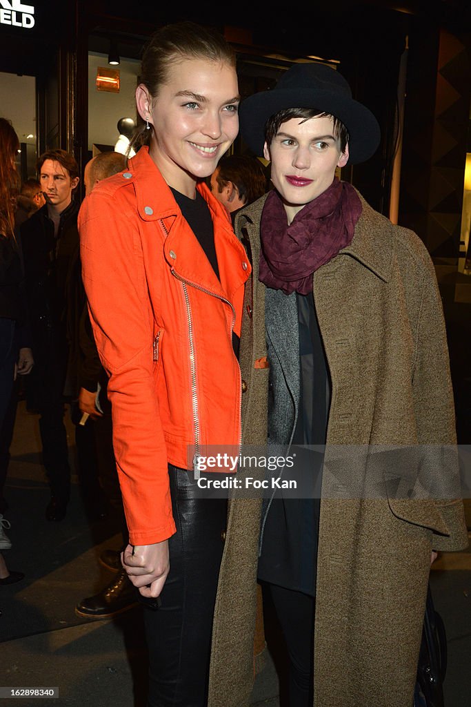 Karl Lagerfeld's Concept Store Opening - Arrivals- PFW F/W 2013