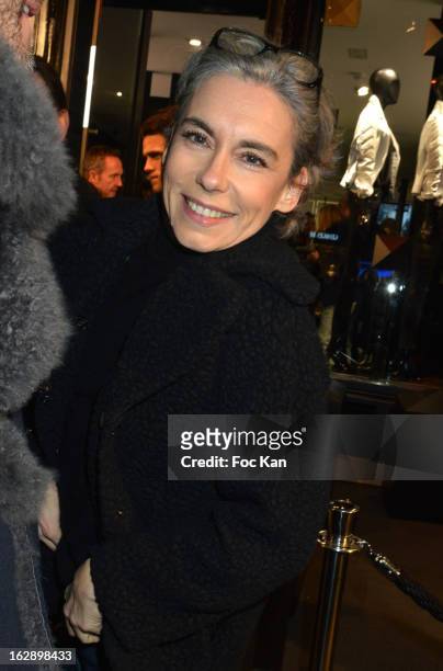 Elisabeth Quin attends the opening of the Karl Lagerfeld concept store during Paris Fashion Week Fall/Winter 2013 at Karl Lagerfeld Concept Store...