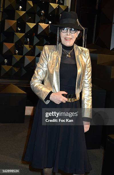 Dani attends the opening of the Karl Lagerfeld concept store during Paris Fashion Week Fall/Winter 2013 at Karl Lagerfeld Concept Store Saint Germain...