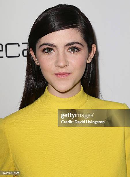 Actress Isabelle Fuhrman attends the Harper's BAZAAR celebration of Cameron Silver and Christos Garkinos of Decades new Bravo series "Dukes of...