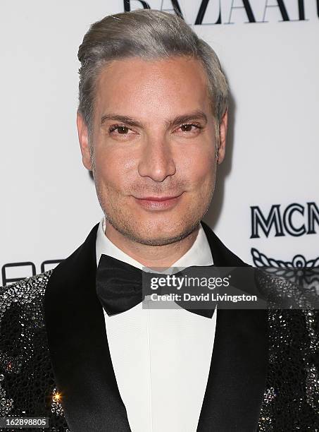 Decades co-owner Cameron Silver attends the Harper's BAZAAR celebration of Cameron Silver and Christos Garkinos of Decades new Bravo series "Dukes of...