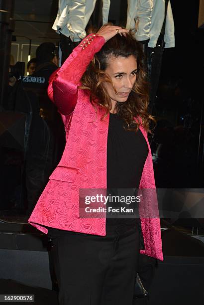 Mademoiselle Agnes attends the opening of the Karl Lagerfeld concept store during Paris Fashion Week Fall/Winter 2013 at Karl Lagerfeld Concept Store...
