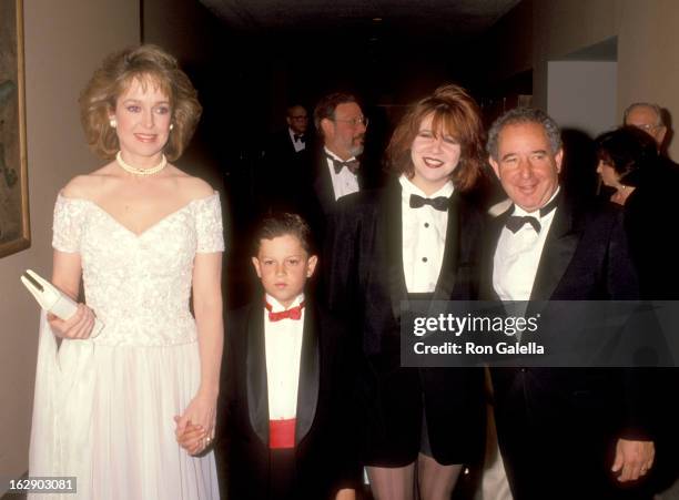 Actress Jill Eikenberry, actor Michael Tucker, son Max Tucker and daughter Alison Tucker attend The Vital Options' Second Annual "Vital Spirit" Award...