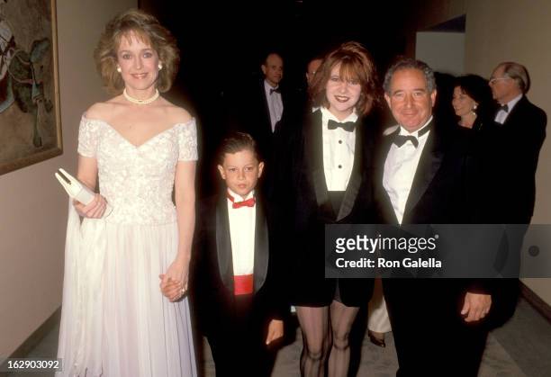 Actress Jill Eikenberry, actor Michael Tucker, son Max Tucker and daughter Alison Tucker attend The Vital Options' Second Annual "Vital Spirit" Award...