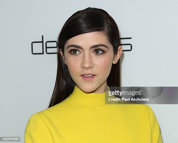 Actress Isabelle Fuhrman attends the Harper's BAZAAR celebration for the new Bravo series "Dukes of Melrose" at The Terrace at Sunset Tower on...
