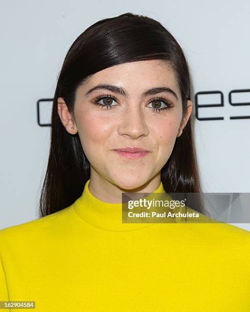 Actress Isabelle Fuhrman attends the Harper's BAZAAR celebration for the new Bravo series "Dukes of Melrose" at The Terrace at Sunset Tower on...