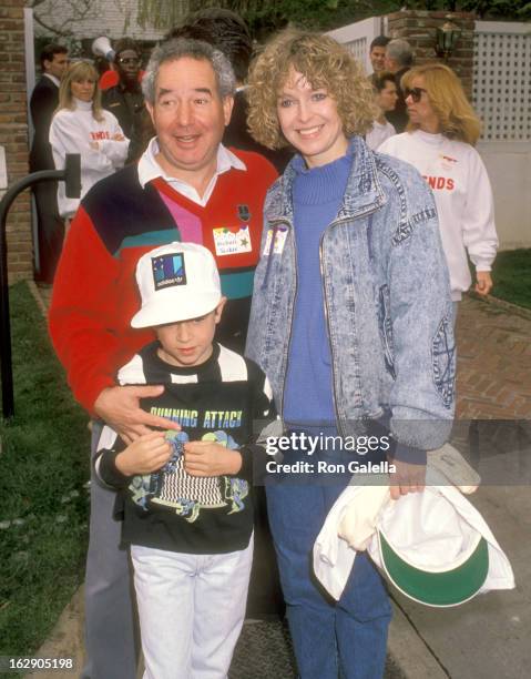 Actor Michael Tucker, actress Jill Eikenberry and son Max Tucker attend Henry Winkler Hosts Annual Brunch to Celebrate the Ninth Annual Celebrity Day...