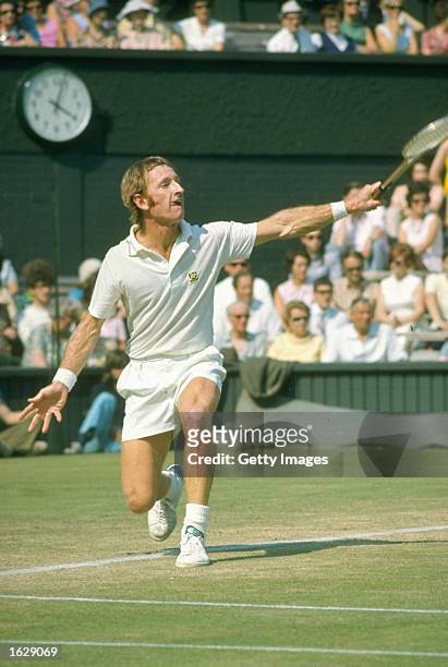 Rod Laver of Australia in action during the Lawn Tennis Championships at Wimbledon in London. \ Mandatory Credit: Allsport UK /Allsport