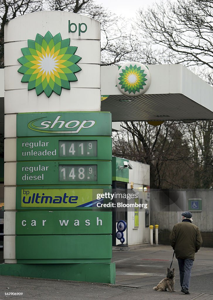 BP Plc Headquarters And Petrol Stations