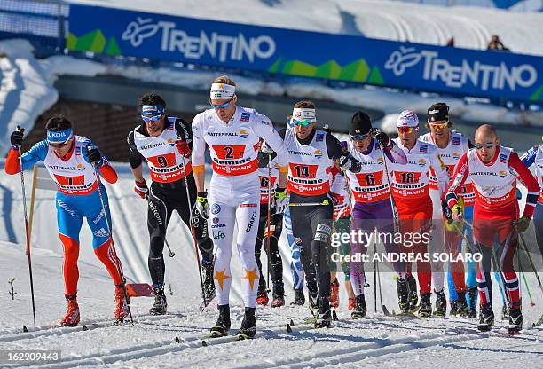 Russia's Evgeniy Belov, Swiss Curdin Perl, Swedish Daniel Richardsson, US' Andrew Newell, Japan's Hiroyuki Miyazawa, Polish Maciej Kreczmer and...