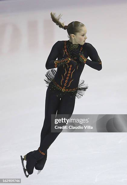 Julia Lipnitskaia of Russia skates in the Junior Ladies Short Program during day 5 of the ISU World Junior Figure Skating Championships at Agora...