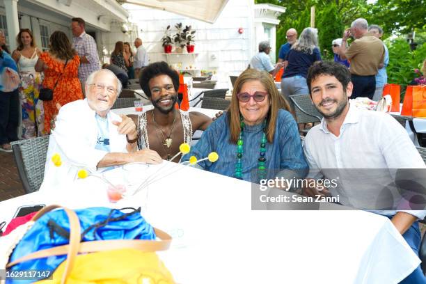 Stan Herman, Antwayn Hopper, Fern Mallis and Jesse Warren attend Elton Ilirjani Honored With Philanthropist & Activist Of The Year Award At The Out...