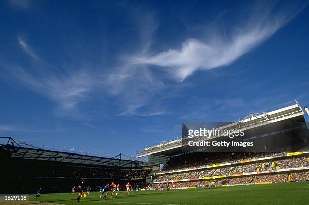 General view of Chelsea Football Club's ground at Stamford Bridge in London. \ Mandatory Credit: Allsport UK /Allsport