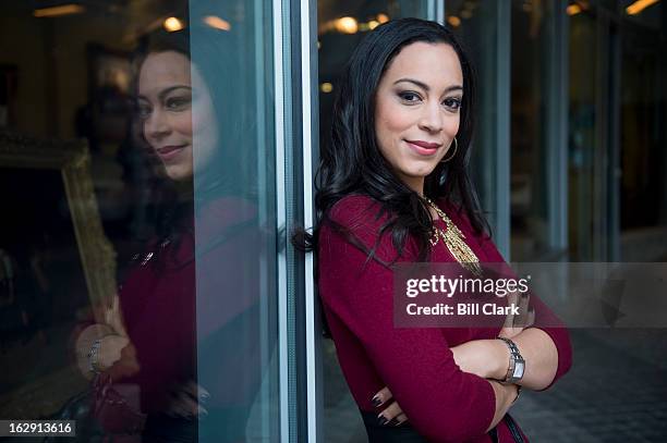 Andrea Rye Angela Rye, founder of Impact Strategies, poses in Washington on ...