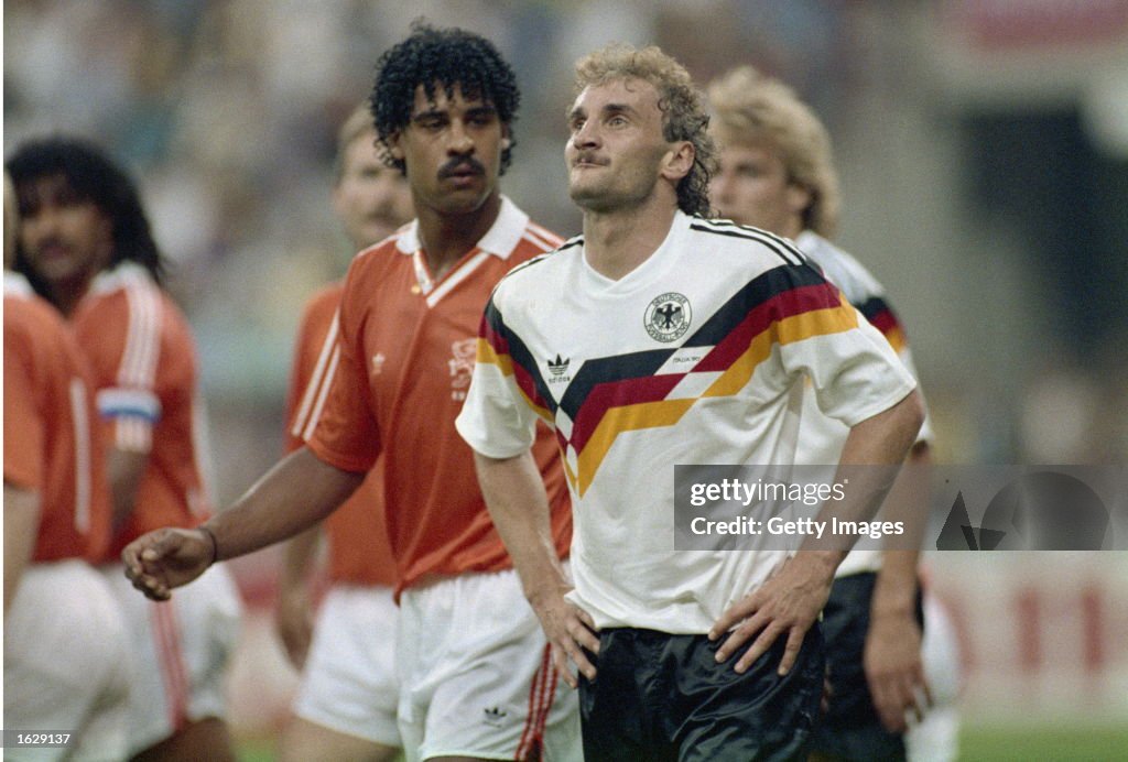 Rudi Voller and Frank Rijkaard