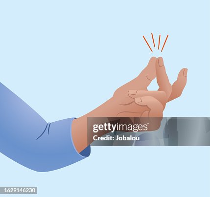 Human Hand Snapping Finger Gesture High-Res Vector Graphic - Getty Images