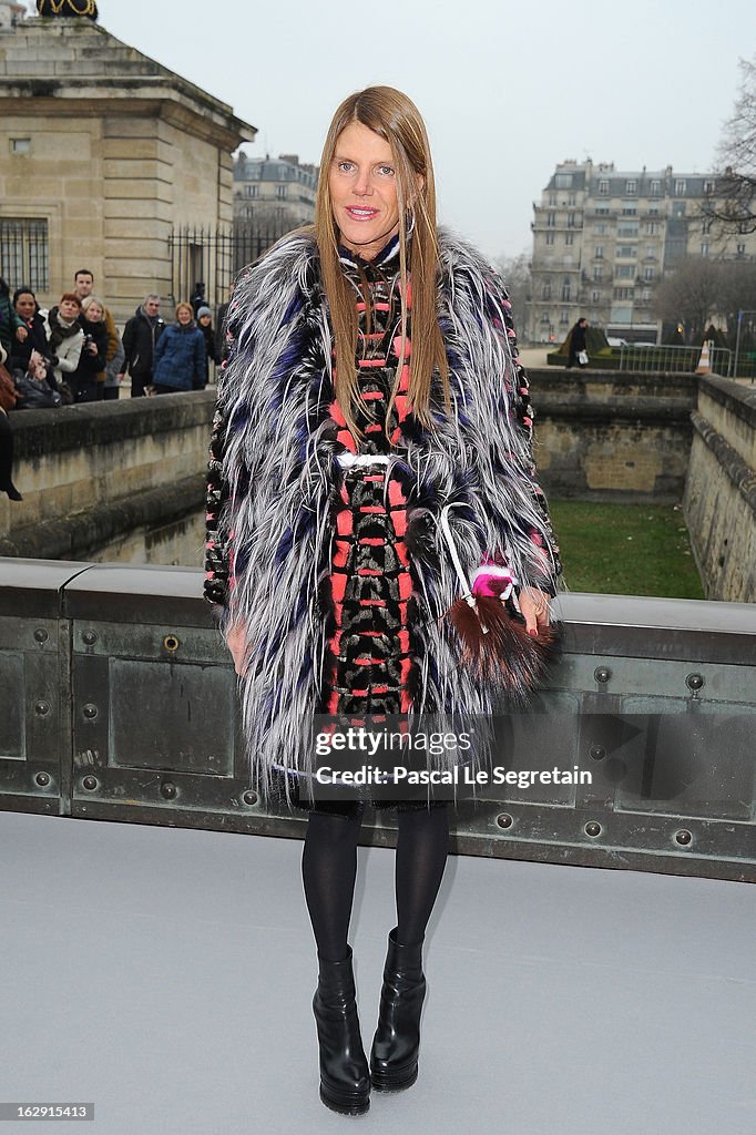 Christian Dior - Outside Arrivals - PFW F/W 2013