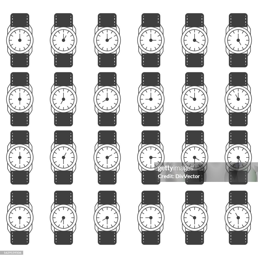 Vector Watch Incects Wrist Watch Vector Set High-Res Vector Graphic - Getty Images