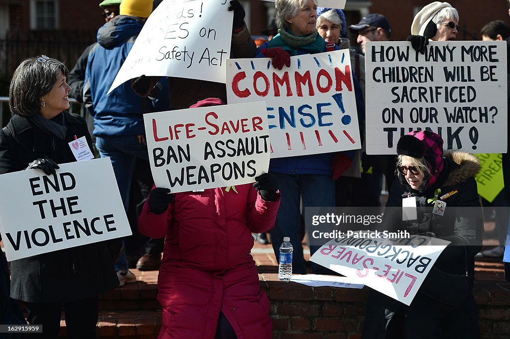 Advocates Of Stricter Gun Control Laws Hold Rally In Maryland's Capitol