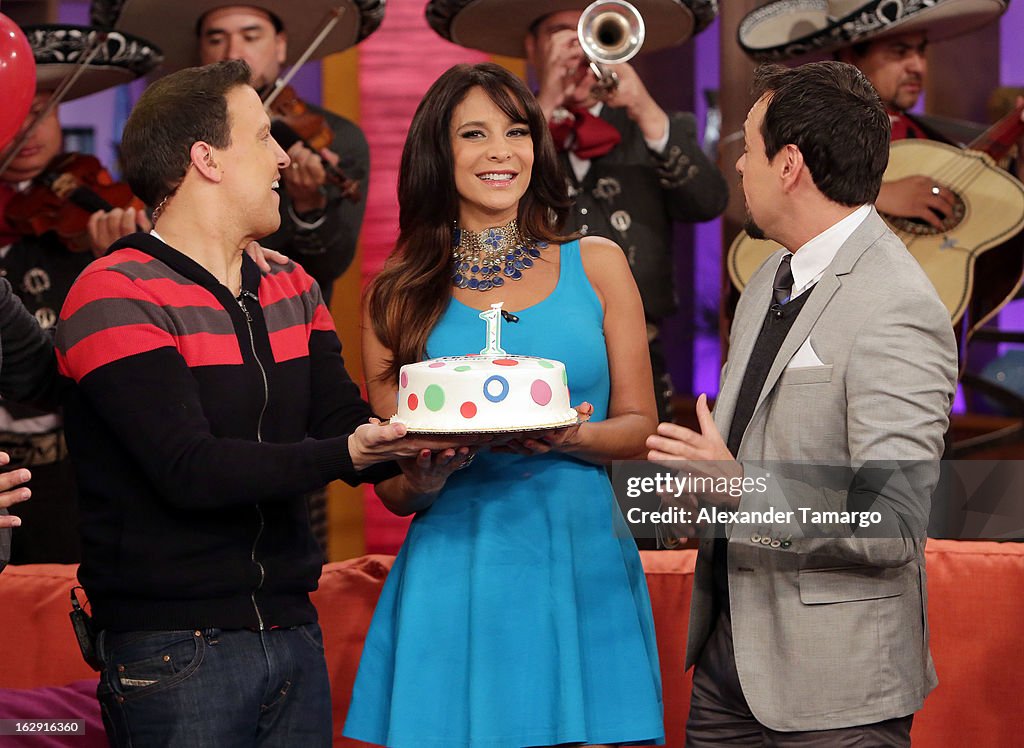 Lorena Rojas And Rodrigo Vidal Celebrate Univisions Tlnovelas First Anniversary On Despierta America