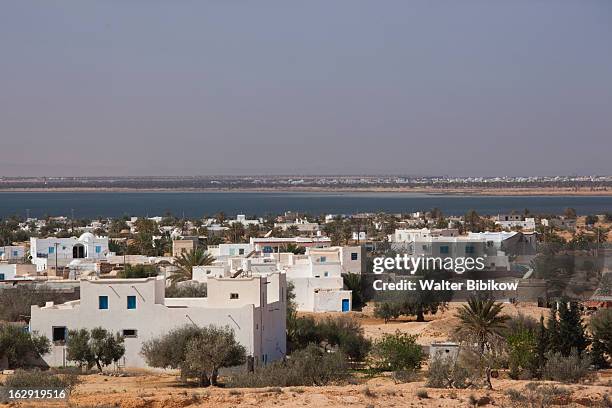 guellala, tunisia, town view - djerba stock pictures, royalty-free photos & images