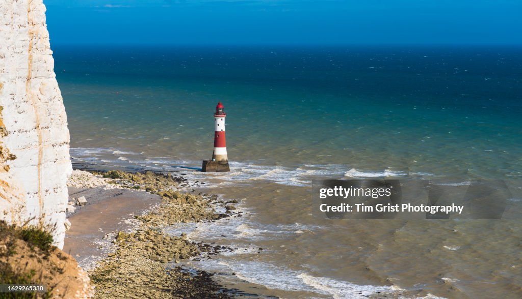 Beachy Head Lighthouse and The English Channel