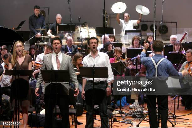 New York City Opera presents "Vox 2007: Showcasing American Composers" at the Skirball Center on Saturday afternoon, 2007. This image;From left,...