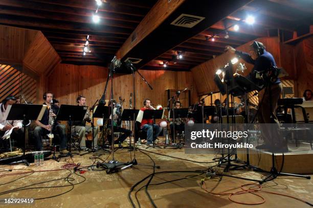 Benny Golson with Juilliard Jazz Orchestra in Legacy Studio in Sunday afternoon, May 20, 2007.