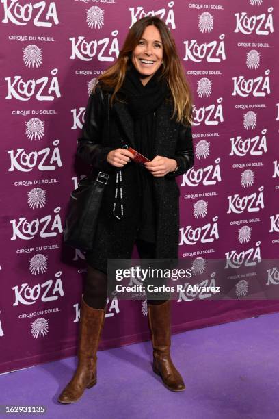 Spanish actress Lidia Bosch attends "Cirque Du Soleil" Kooza 2013 premiere on March 1, 2013 in Madrid, Spain.