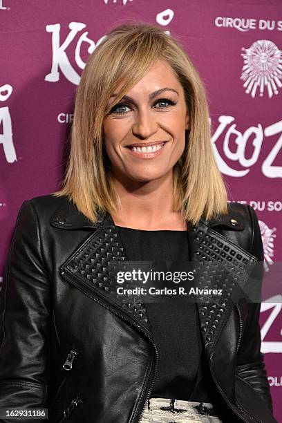 Lujan Arguelles attends "Cirque Du Soleil" Kooza 2013 premiere on March 1, 2013 in Madrid, Spain.