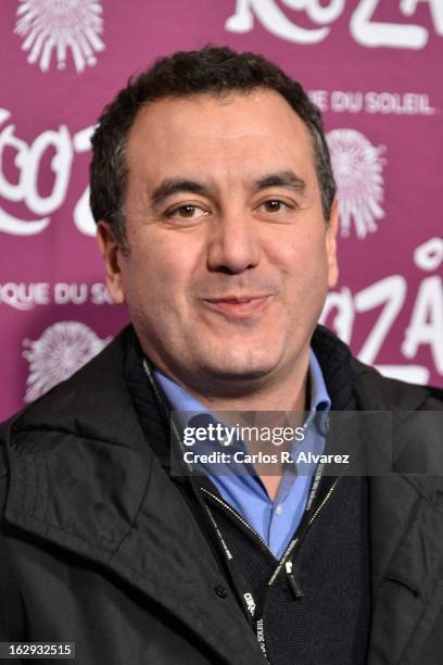 Roberto Brasero attends "Cirque Du Soleil" Kooza 2013 premiere on March 1, 2013 in Madrid, Spain.