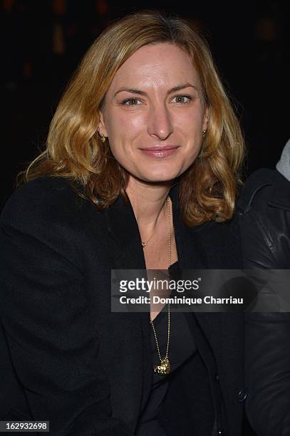 Zoe Cassavetes attends the Sonia Rykiel Fall/Winter 2013 Ready-to-Wear show as part of Paris Fashion Week at Halle Freyssinet on March 1, 2013 in...
